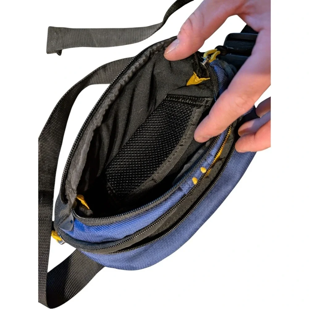 MOUNTAINSMITH VIBE II‎ BELT BAG ADJUSTABLE WAIST LUMBAR FANNY PACK Blue